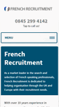 Mobile Screenshot of frenchrecruitment.co.uk